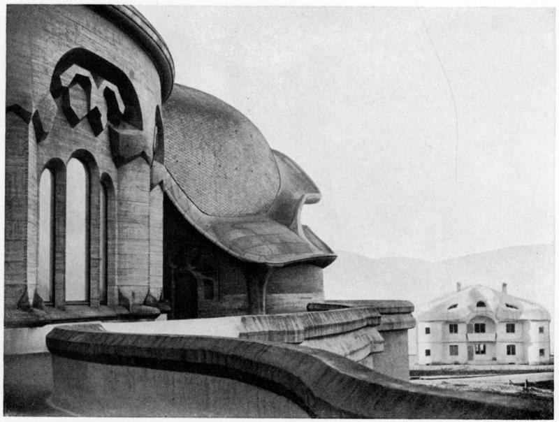 Rudolf Steiner's  First Goetheanum circa 1921