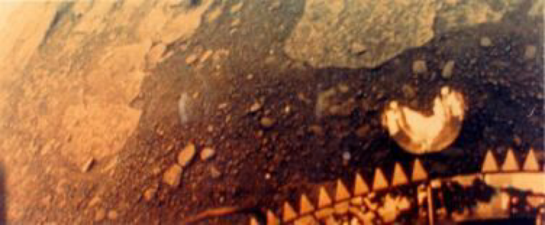Soviet Union Venus Surface Landing Image